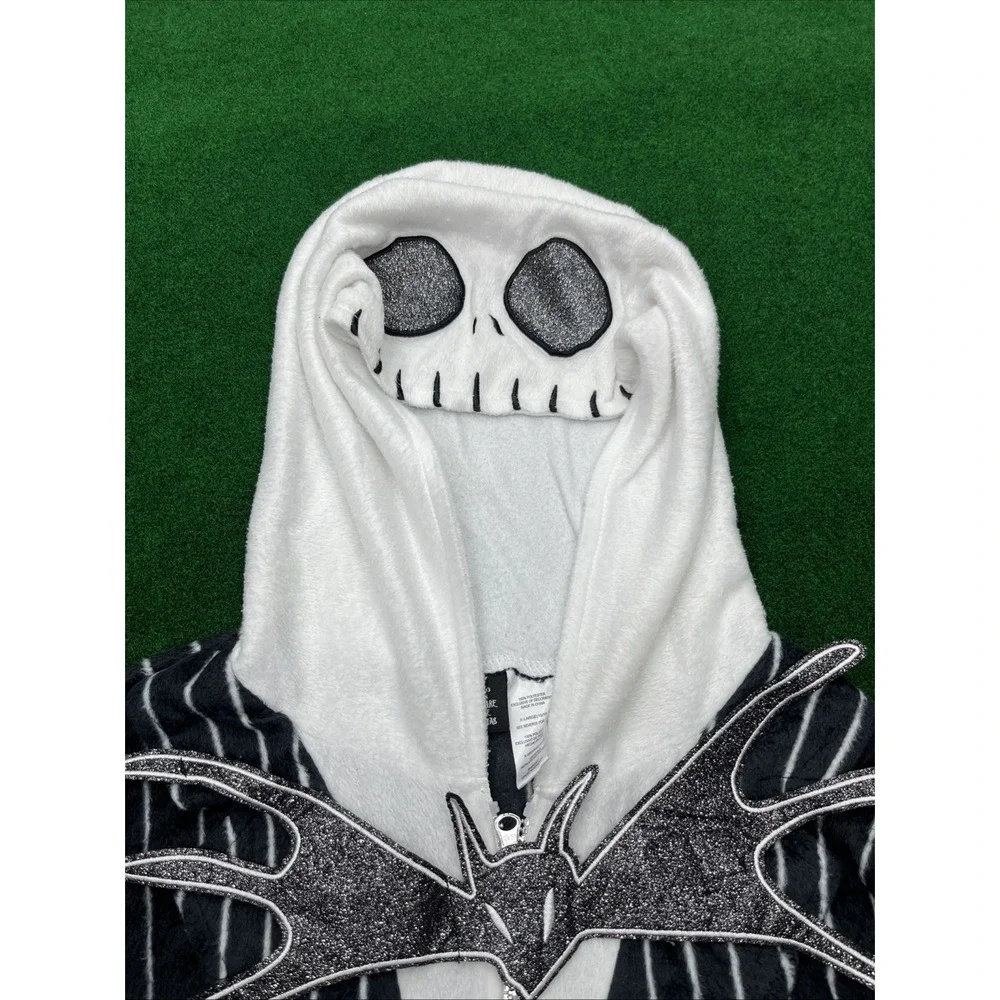 Disney Nightmare Before Christmas Jack Skellington  Pajama Costume XL 16/18 - Picture 5 of 8